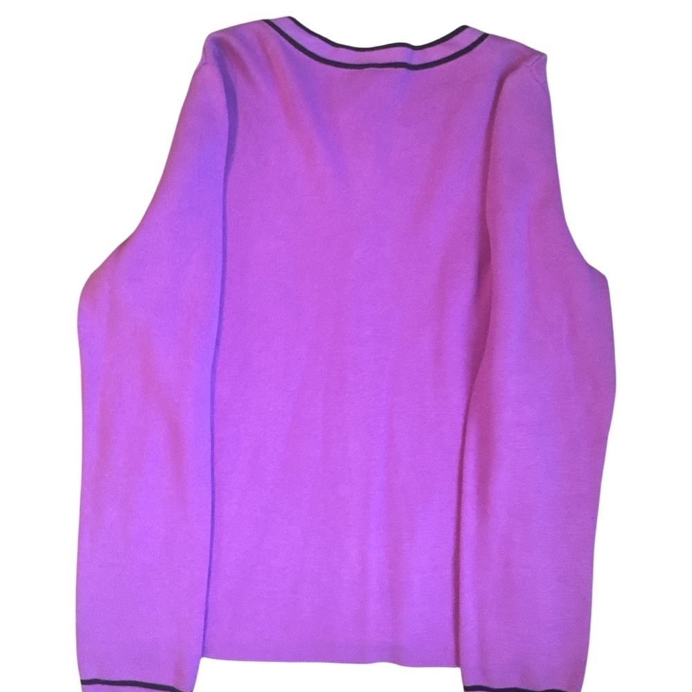 Talbots Crewneck Cardigan Size Medium - Picture 3 of 5